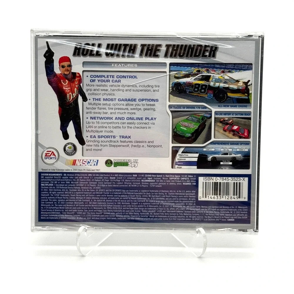 EA Sports NASCAR Thunder 2003 PC CD-ROM Game Sealed Jewel Case